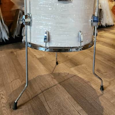 Used Pearl Export 5pc Drum Set White Oyster image 5