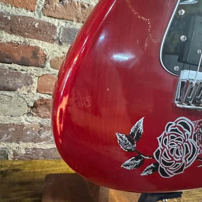 Fender Lead I Electric Guitar w/ OHSC, Candy & Art by John Moisan (1980s - Red) image 10