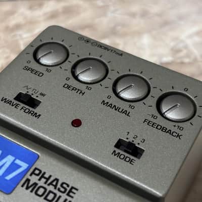 Ibanez PM7 Phase Modulator [NOS - New Old Stock] ToneLok Series - Grey Silver with Box and Manual image 9