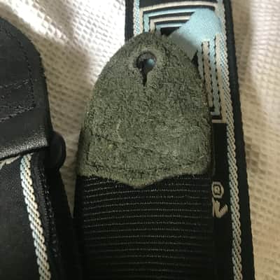 Fender Guitar Strap Monogrammed 2'' Black / Light Grey / Blue image 3