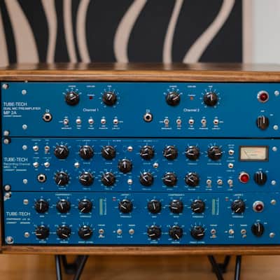 Tube-Tech MEC 1A + MP 2A + LCA 2B Dual Channel Tube VCA Compressor + Rack imagen 2