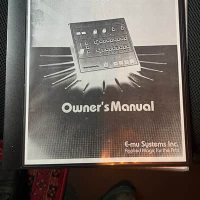 E-mu Drumulator w/ EDRM-M Midi mod and manuals image 7