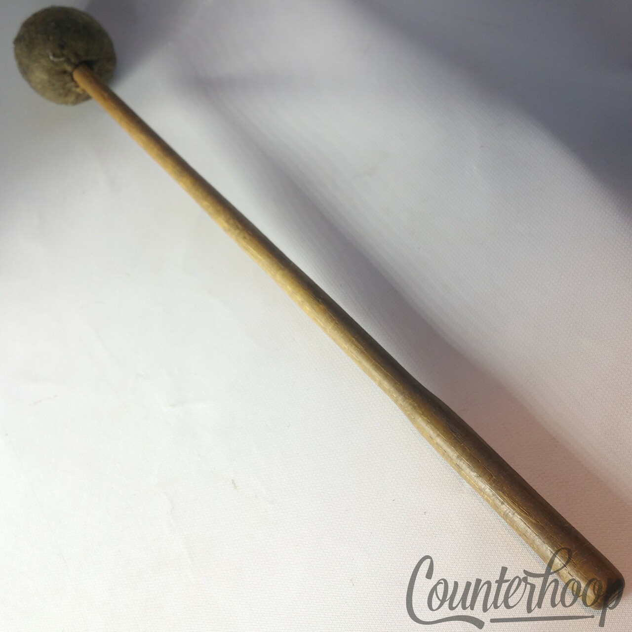 Mallet Two-Step Wood Handle Brown Felt Head Vintage 60s Era Xylophone Marimba — main photograph