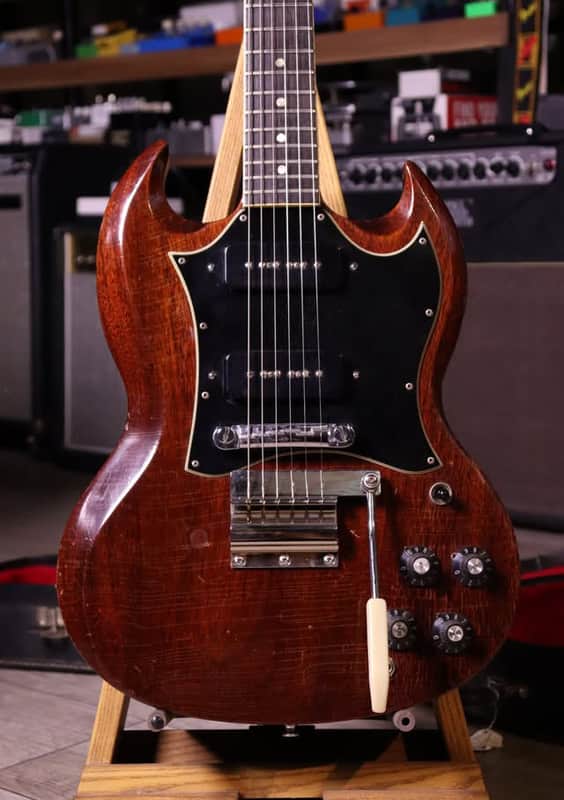 Gibson SG Special Large Guard Vibrola 1969 Aged Cherry image 1