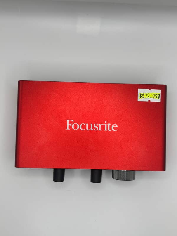 Focusrite Scarlett Solo 3rd Gen USB Audio Interface 2019 - Present - Red / Black image 1