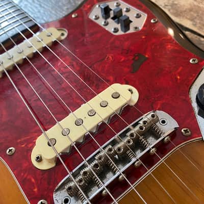Fender Japan 1995 Jaguar Grunge-Era '66 Reissue MIJ FujiGen Three Tone Sunburst MIJ image 10