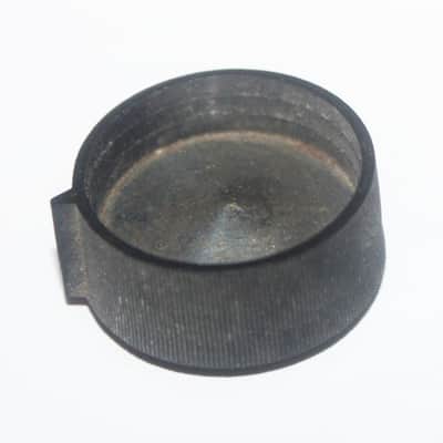 Vintage 1960's Black Radio Stereo Knob image 1