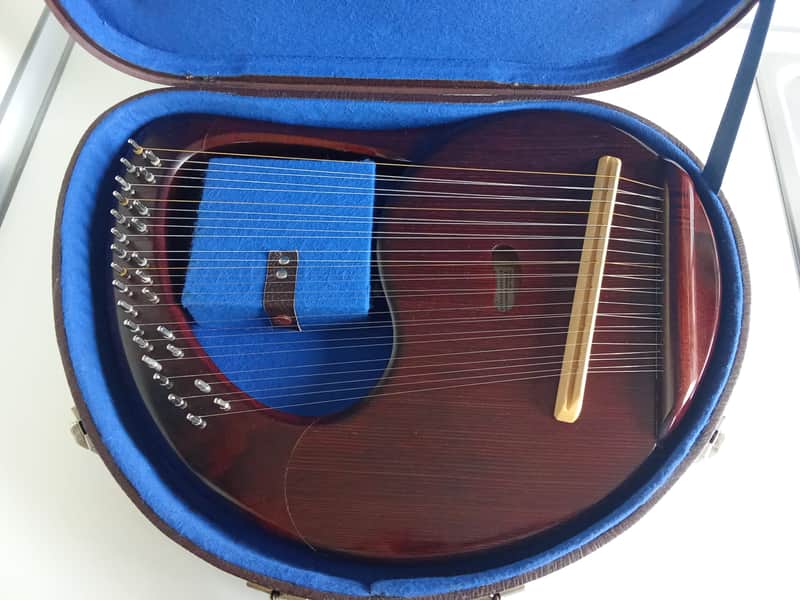 Small Soprano Lyre W. Lothar Gärtner 1978 Dark Brown / Reddish Brown image 1