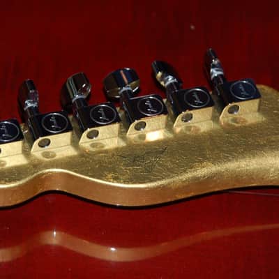2017 NAMM Fender Prestige Masterbuilt 24 Karat Gold XXX NOS Custom ShopTelecaster -Yuriy Shishkov image 17