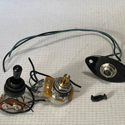 2000's Charvel San Dimas 2H Guitar Factory Electronics Wiring Volume Pot, 3 Way Toggle Switch, Knob image 1