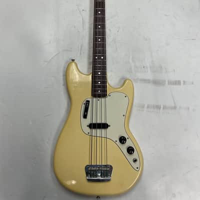 Fender Musicmaster Bass 1975 - Olympic White image 2