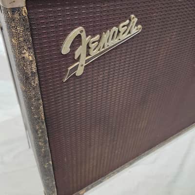 Fender Bassman 2x12" Guitar Speaker Cabinet 1962 - 1964 - Blonde (painted) W/ Peavey/Eminence Speakers (C013-A5) image 3