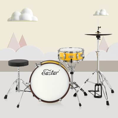 Eastar Compact Drum Set- 2-Piece Travel Drum Kit with 18" bass and 10" snare image 7