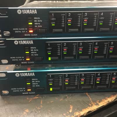 Yamaha DM2000 Mixer + 3 Yamaha AD8HR Input Expanders / Includes Cables and Meter Bridge image 9