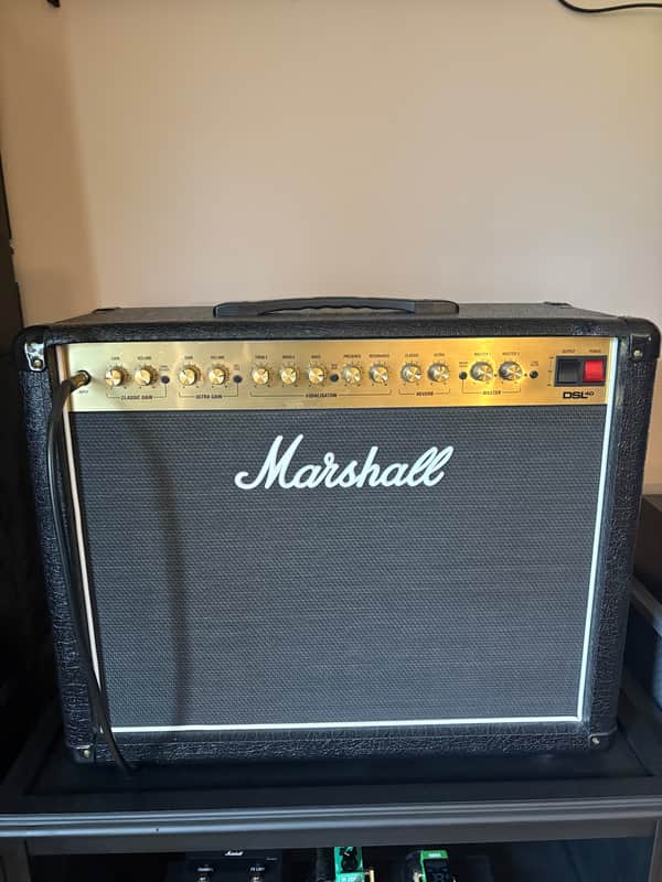 Marshall DSL40CR 2-Channel 40-Watt 1x12" Guitar Combo 2018 - Present - Black image 1