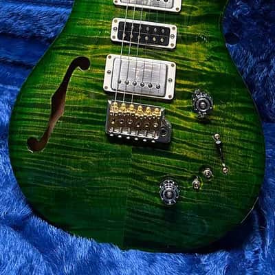 PRS Wood Library Special 22 Semi-Hollow Flame Neck Emerald 0357531 image 5
