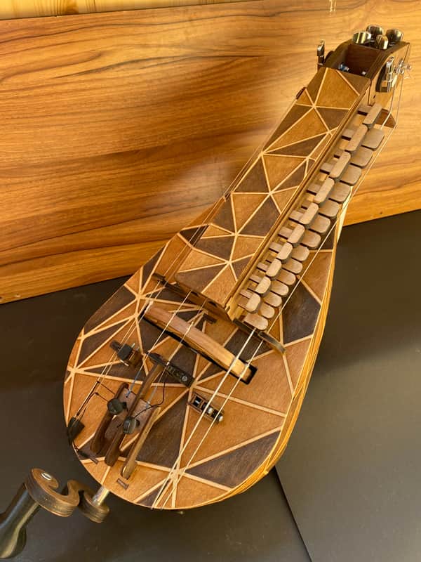 Hurdy-Gurdy With Pickup -  24 Keys - 6 string - Ukrainian Lira Hurdy Gurdy Excellent New image 1