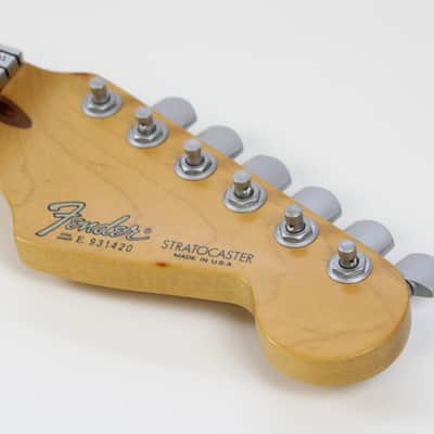 1989-1990 Fender Stratocaster Plus Maple Neck Wilkinson Nut w/Original Schaller Tuners 1980s E Series USA Strat image 8