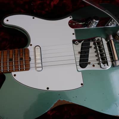 Fender Custom Shop 1969 Roasted Telecaster Limited-Edition Relic - Faded Aged Sherwood Green Metallic image 6
