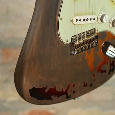 FENDER CUSTOM SHOP Stratocaster Rory Gallagher Signature Heavy Relic - 2024 - 3T Sunburst image 12