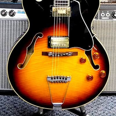 1996 Yamaha AEX1500 Archtop Hollowbody Jazz Guitar! Upgrades! Made in Japan! VERY NICE!!! image 3