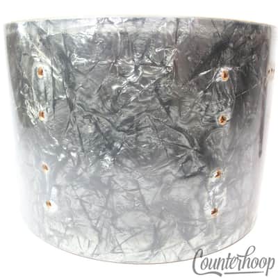 Slingerland 9x13"3Ply African Mahogany Tom Drum Shell BDP Black Diamond Pearl50s image 1
