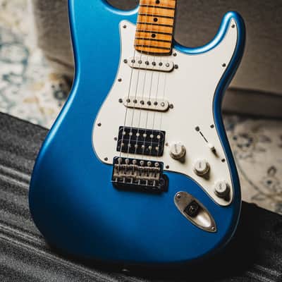 Xotic USA California Classic XSC Pro-2 SSH Light Aging-Lake Placid Blue w/Roasted Flame Maple Neck & FB image 1