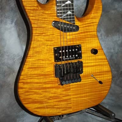 Hamer Californian 1991 Aztec Gold, Solid Flamed Maple body image 4