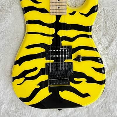 ESP LTD George Lynch GL-200MT Electric Guitar, Yellow Tiger Stripes Finish image 1