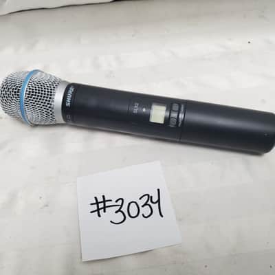 SHURE SLX2 TRANSMITTER WITH BETA 87C HEAD SLX2D/BETA87C #3034 GREAT CONDITION image 2