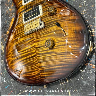PRS Custom 24 10-Top Black Gold Wrap Burst image 6