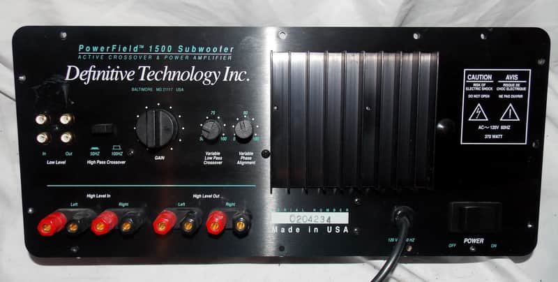 Definitive Technology powerfield 1500 plate amplifier image 1