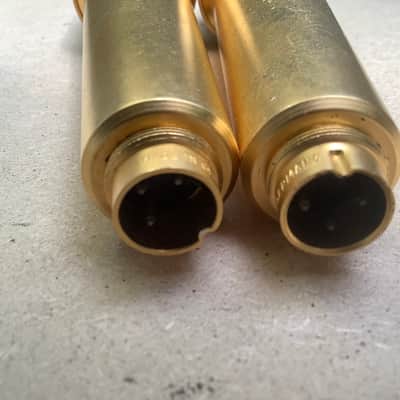2x Sennheiser GOLD MD 415 N / nice set Vintage made in Germany 70’s Ultra rare GOLD version microphone set ! image 3
