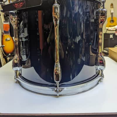 1990s Tama Rockstar Taiwan Midnight Blue Wrap 11 x 13" Tom - Looks & Sounds Excellent image 4