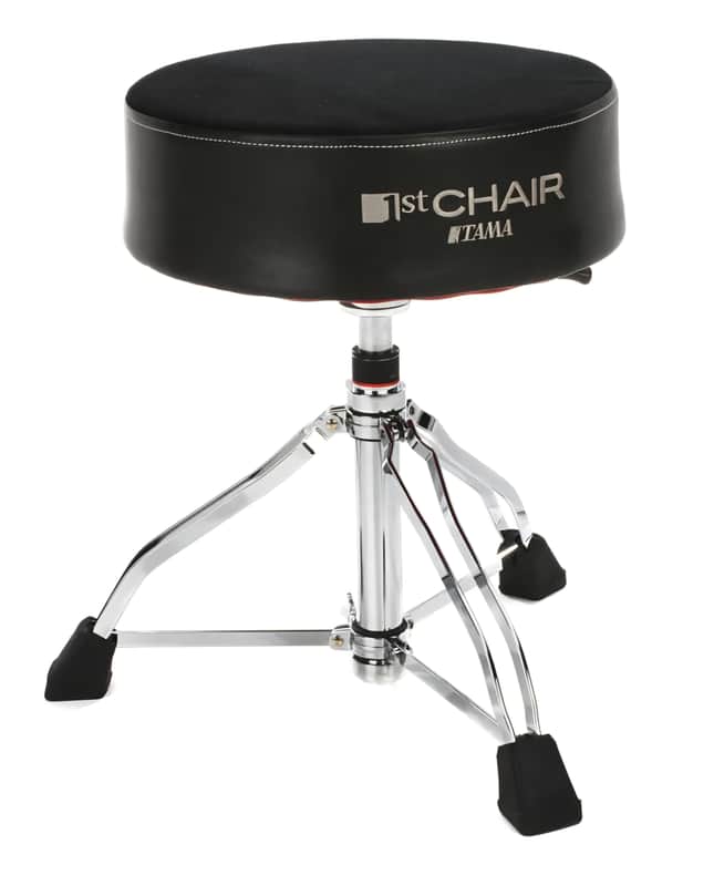 Tama HT850BC 1st Chair Round Rider XL Hydraulix Cloth Top - Black image 1