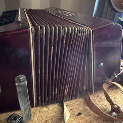 Hess Vintage Accordian Non-Working Condition for Restoration image 2