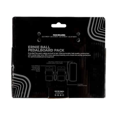 Ernie Ball 6462 Flex Patch Cable Black Multi-Pack image 2