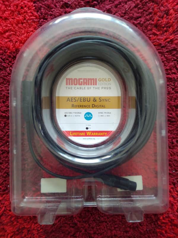 Mogami AES/EBU Cable , 20 m Gold Series, XLR-f > XLR-m image 1