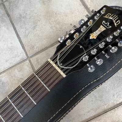 1969 Guild F212NT 12 String Acoustic Guitar Natural with case image 10