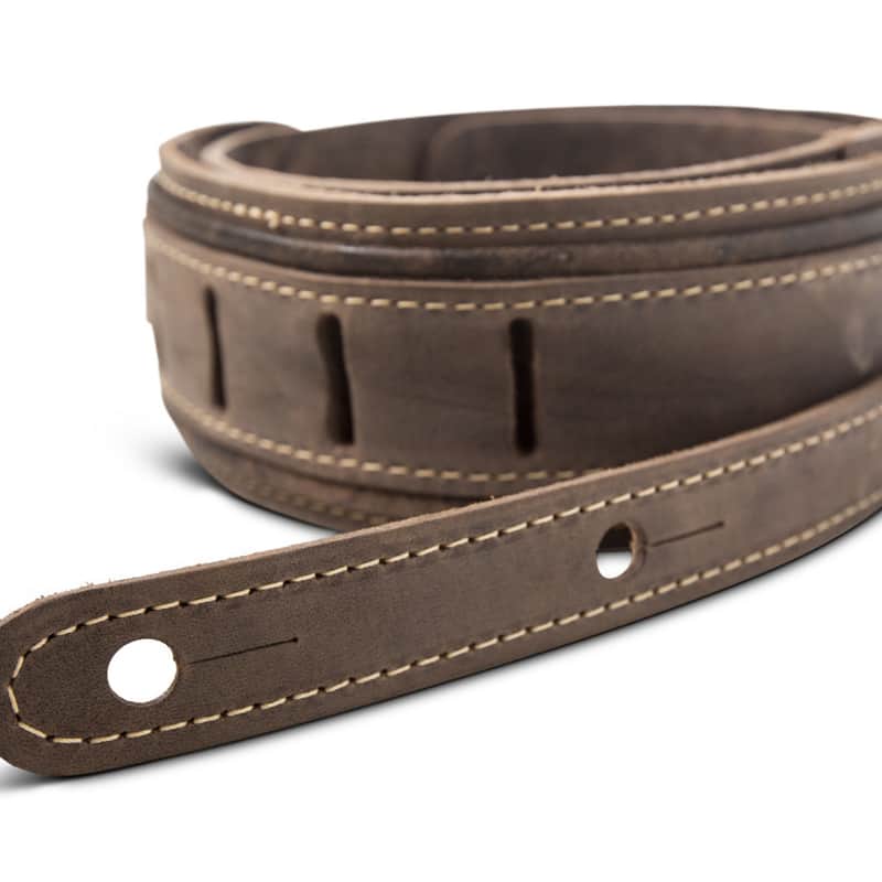 Taylor Element Strap (800 Series), Dark Brown Distressed Leather, 2.5"