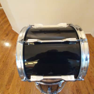 Pearl Export 13 round x 11 rack tom gloss black mint condition image 6