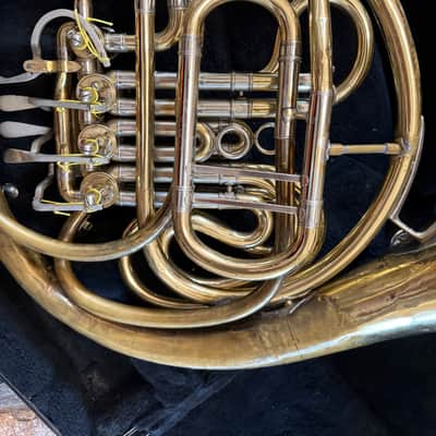 C. G. Conn 6D Double French horn. Made in USA image 9