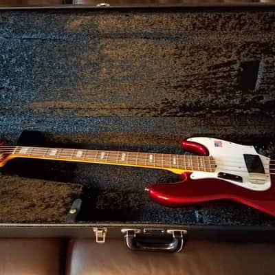 Fender 50th Anniversary Jazz Bass 2010 Candy Apple Red image 3