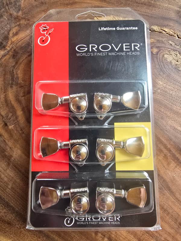 Grover ROTO-GRIP Locking Rotomatics - Nickel - (502NK) image 1