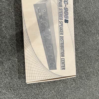 TEC TC905B Speaker Distribution Center Controller Commercial 5-Way - Black image 1