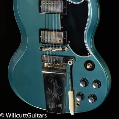 Gibson Custom Shop 1964 SG Standard Reissue Murphy Lab Light Aged Maestro Vibrola Antique Pelham Blue (604) image 1