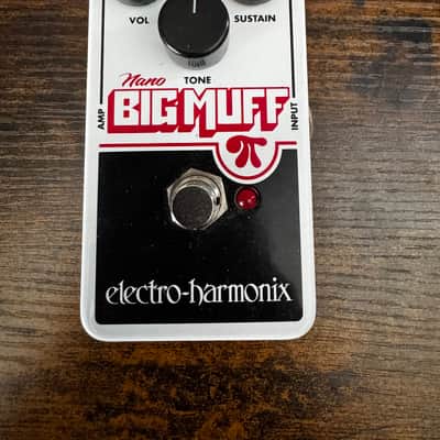 Electro-Harmonix Nano Big Muff Pi Distortion / Sustainer 2013 - Present - White / Black / Red image 1