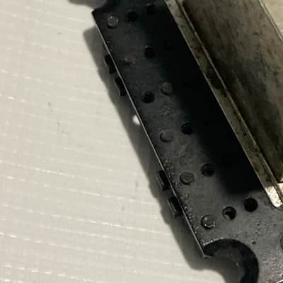 1980's Original Made in Germany Black Lefty Left-Handed Guitar Tremolo Bridge Vibrato & Arm image 9
