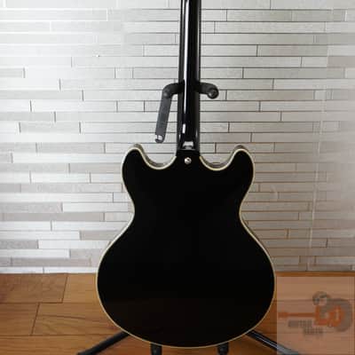 D'Angelico Premier DC Semi-Hollow Double Cutaway - Solid Black image 11