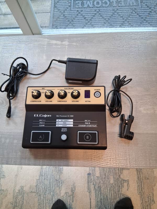 Roland EC-10M ELCajon Mic Processor 2010s - Black/Gold image 1